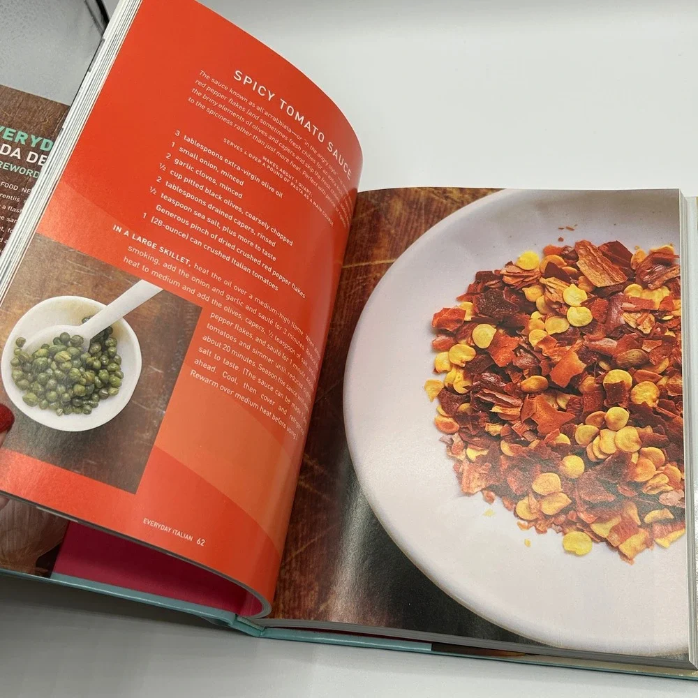 Everyday Italian Giada‎ De Laurentiis 125 Simple Recipes Cookbook Hardcover